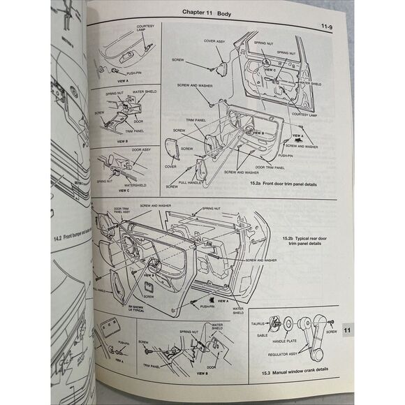 Haynes Repair Manual Ford Taurus & Mercury Sable 36074 1986 thru 1995 - Picture 6 of 6
